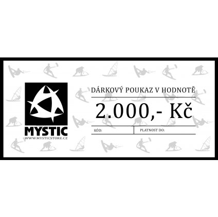 Poukaz na nákup zboží 2.000 Kč
