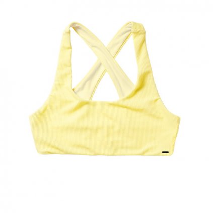 Lana Bikini Top, Pastel Yellow