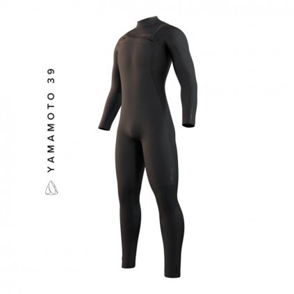 Pánský neoprén Majestic Fullsuit Fzip 3/2mm, Black