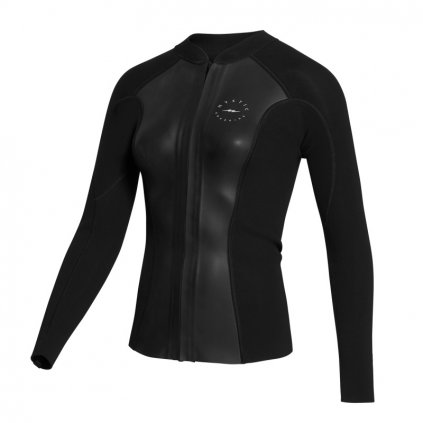 Dámský neopren Sway L/S Vest 2mm Fzip Wom, Black