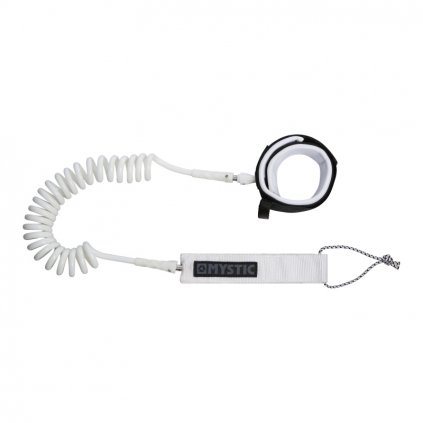 Coiled Leash, White (Velikost 8ft)