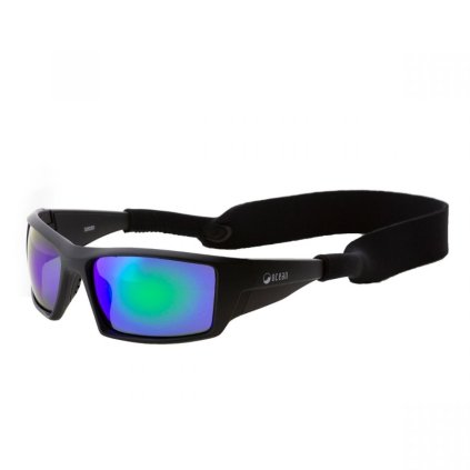 Sportovní brýle na vodu Ocean Aruba Mate Black, Green Revo