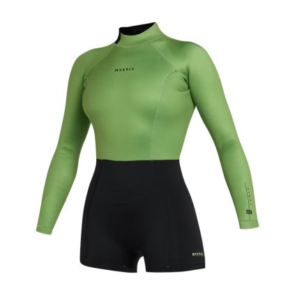 Dámský neopren Lunar Longarm Shorty 2/2mm Bzip Women, Soft Green (Velikost M)