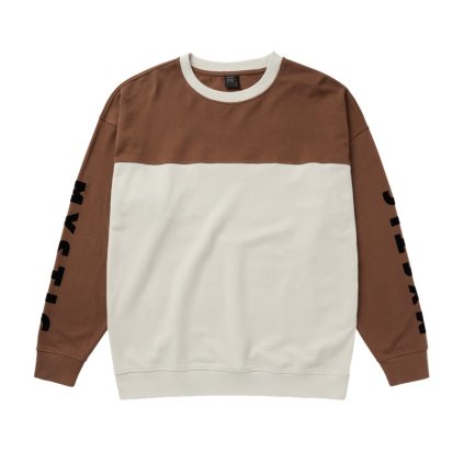 Pánská mikina Docked Crew Sweat, Brown