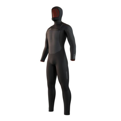 Pánský neoprén Voltt Hooded Fullsuit Fzip 6/4/3mm, Black (Velikost XL)
