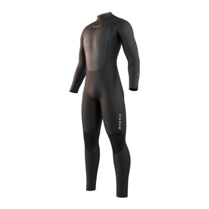 Pánský neopren Star Fullsuit 4/3mm Bzip, Black (Velikost M)