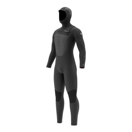 Pánský neopren Volt Fullsuit 6/4/3mm Hooded Fzip, Black (Velikost L)