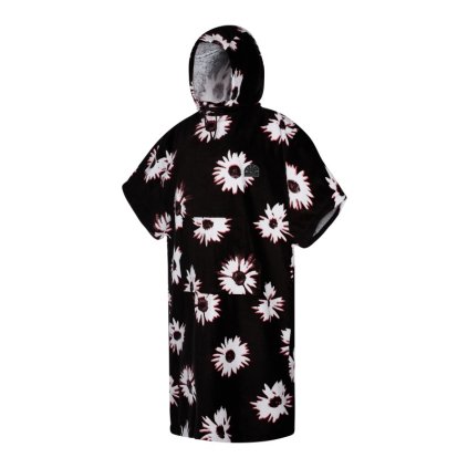 Poncho Velour, Black/White