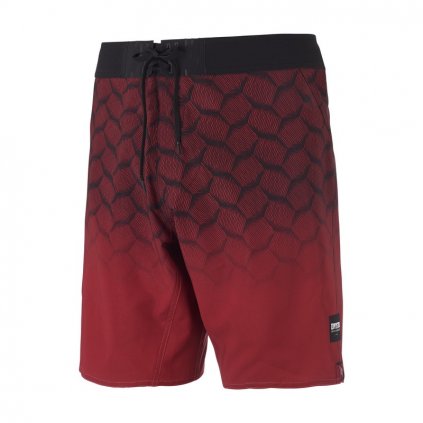 Pánské boardshorty Supreme, Dark Red (Velikost 27)