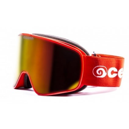 Lyžařské a snowboardové brýle Ocean Aspen, Red + Red Revo