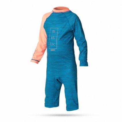 Lykra Star Rash Vest Overall Kids, Coral