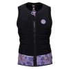 Vesta na wake Zodiac Impact Vest Fzip Wake Women, Black/Purple