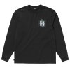 Pánské tričko Tresspass L/S Tee, Black (Velikost S)