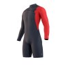 Neoprén Marshall Longarm Shorty Fzip 3/2mm, Navy/Red (Velikost L)