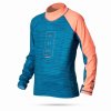 Lykra Star Rash Vest L/S Kids, Coral