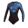 Dámský neoprén Sway Longarm Super Shorty 2/2mm Fzip BK, Ocean (Velikost M)