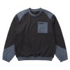 Pánská mikina Conflux Crew Sweat, Dark Grey (Velikost L)