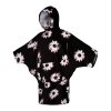 Poncho Women, Black/White