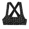 Lana Cross Bikini Top, Black (Velikost 36)