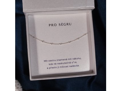 Dárkový set pro ségru - řetízek Souhvězdí s kuličkami