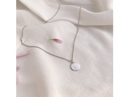 stříbrný náhrdelník Slunce II s placičkou 2