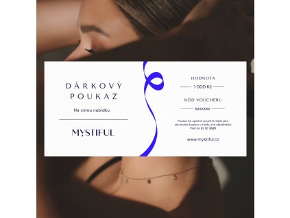 Dárkový poukaz šperky Mystiful | elektronický.