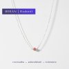 Stříbrný náhrdelník pro znamení Berana - rodonit