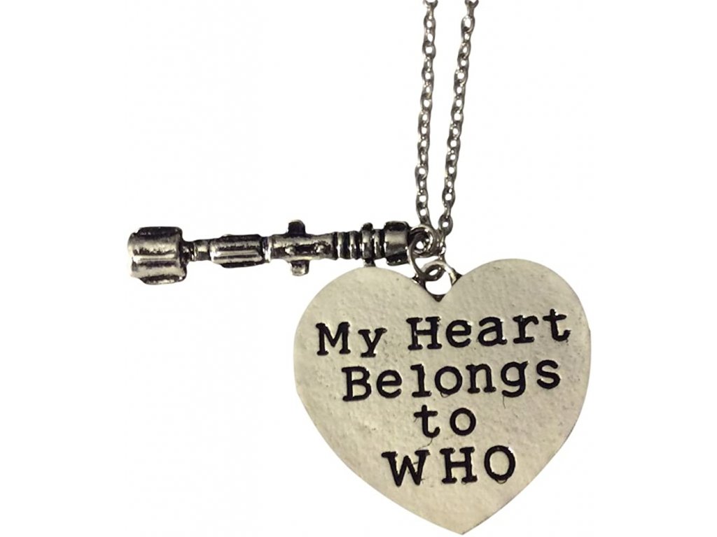Náhrdelník Pán času- Dr.WHO : My heart belongs to WHO