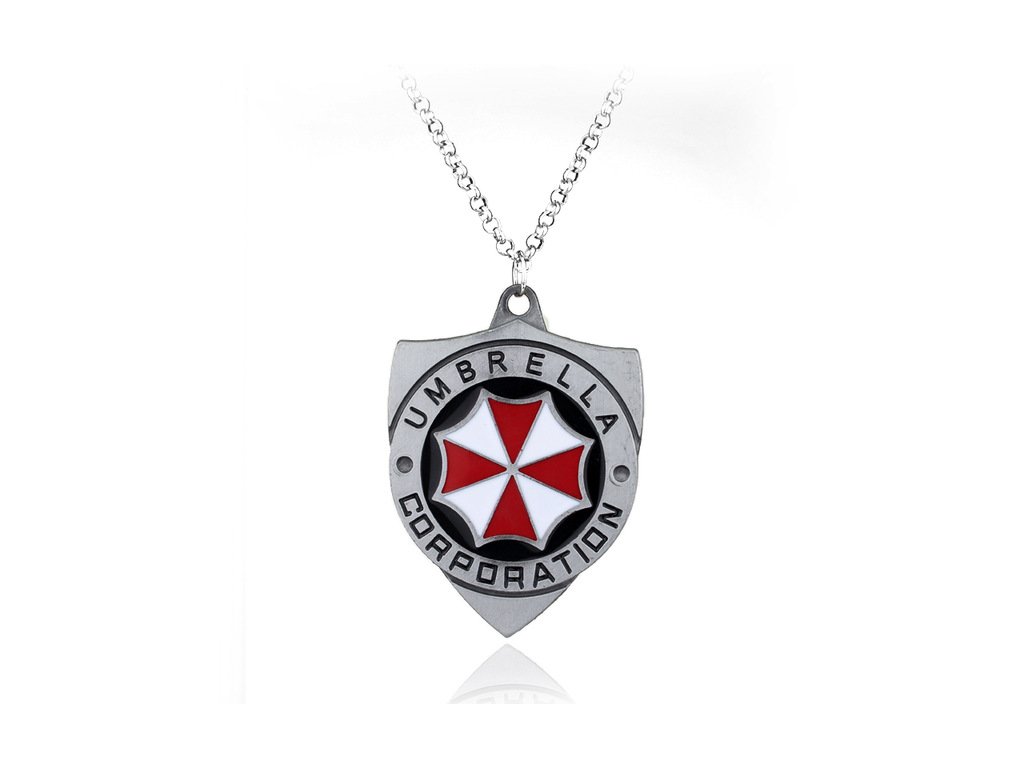Náhrdelník Resident evil - Umbrella Corporation strieborný