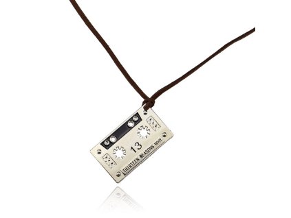 Náhrdelník 13 reasons why / Mŕtve dievča neklame strieborný