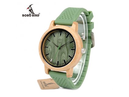 Drevené hodinky Bobo Bird - Bambus  BBU14