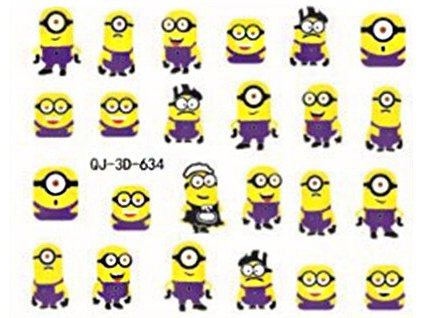 Nálepky na nechty MINION 2