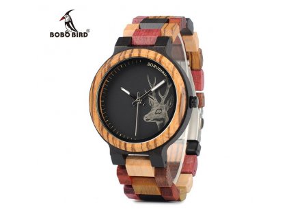 Bobo Bird - Náramkové hodinky drevené  BBU22