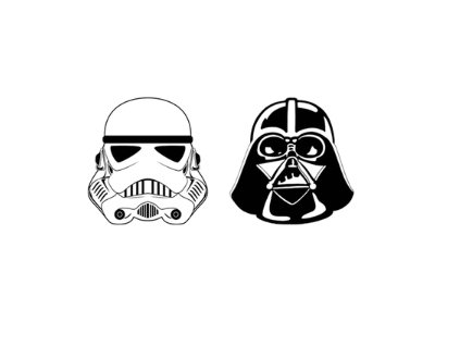 Náušnice "Star wars"