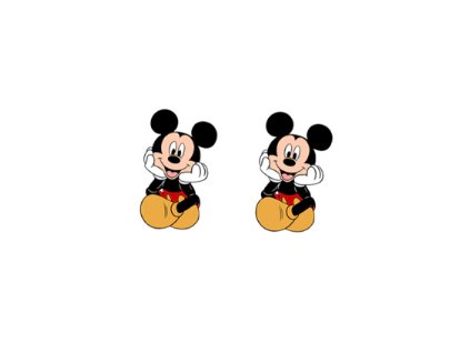 Náušnice "Mickey Mouse"