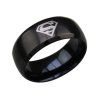 Prsteň Superman čierny