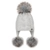 Set Čepice a Nákrčník Beatriz Šedá