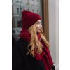 Čepice Merino NAOMI Burgundy