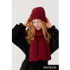 Čepice Merino NAOMI Burgundy