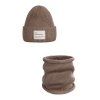 Čepice a nakrčník Merino BRIDGIT Camel