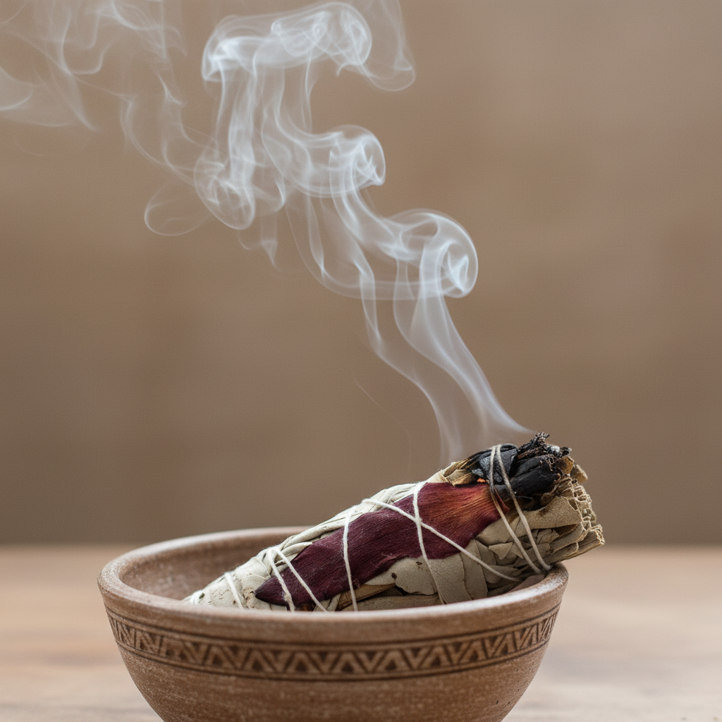 Jak použít vykuřovací svazek pro domácí rituály