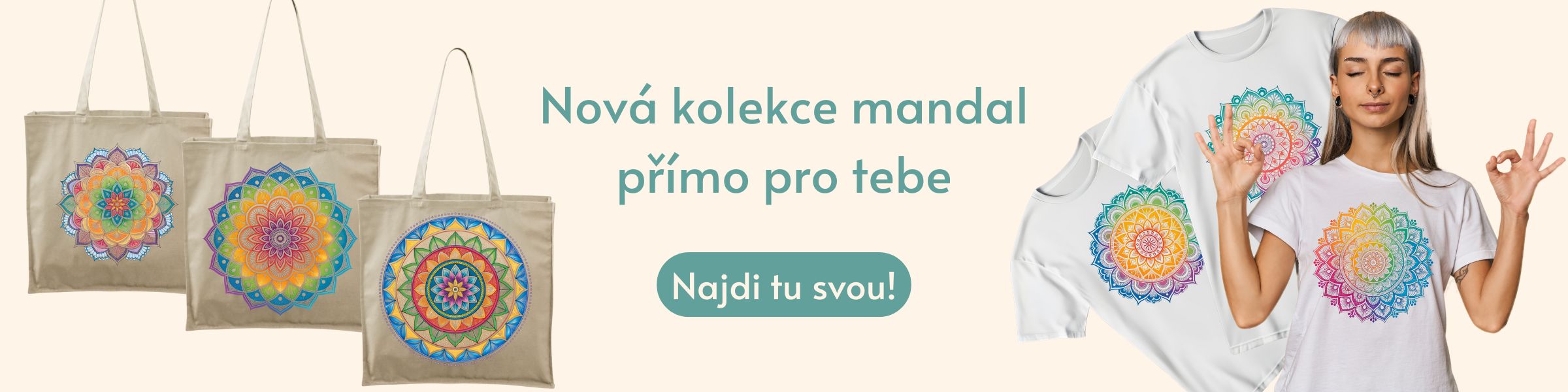 Banner nová kolekce mandal