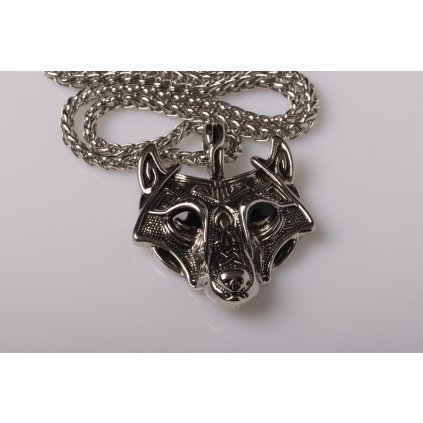 Vlk Fenrir, náhrdelník s řetízkem