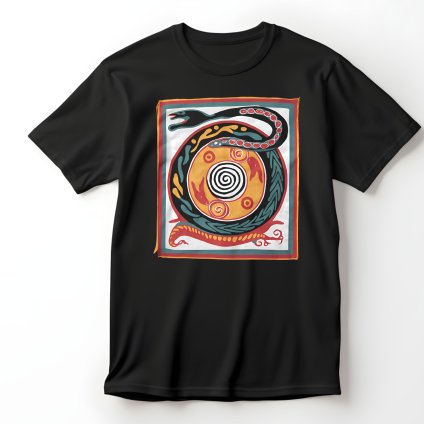 Ouroboros, černé tričko