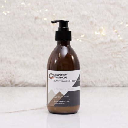 Letní harmonie kokosu a citrónu, tělové mléko