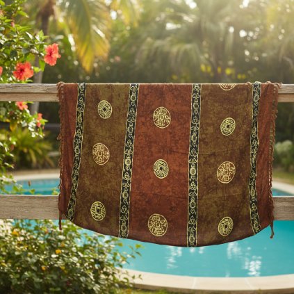 Sarong Zemní Harmonie – Hnědý