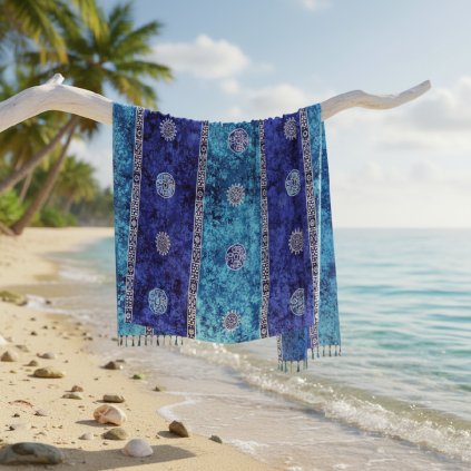 Sarong Oceánský Příliv – Modrý