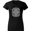 Mandala Posvátné rovnováhy, černé tričko