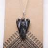 Andělský Strážce z Drahokamů – Šperk s duší, Černý Achát, náhrdelník