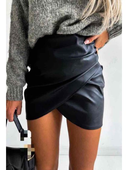 estee brown jupe en simili4 black 1